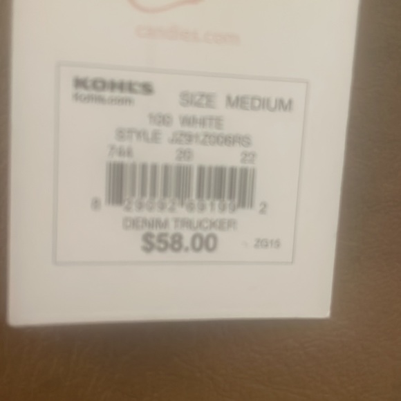 White soft jean jacket - Picture 6 of 6